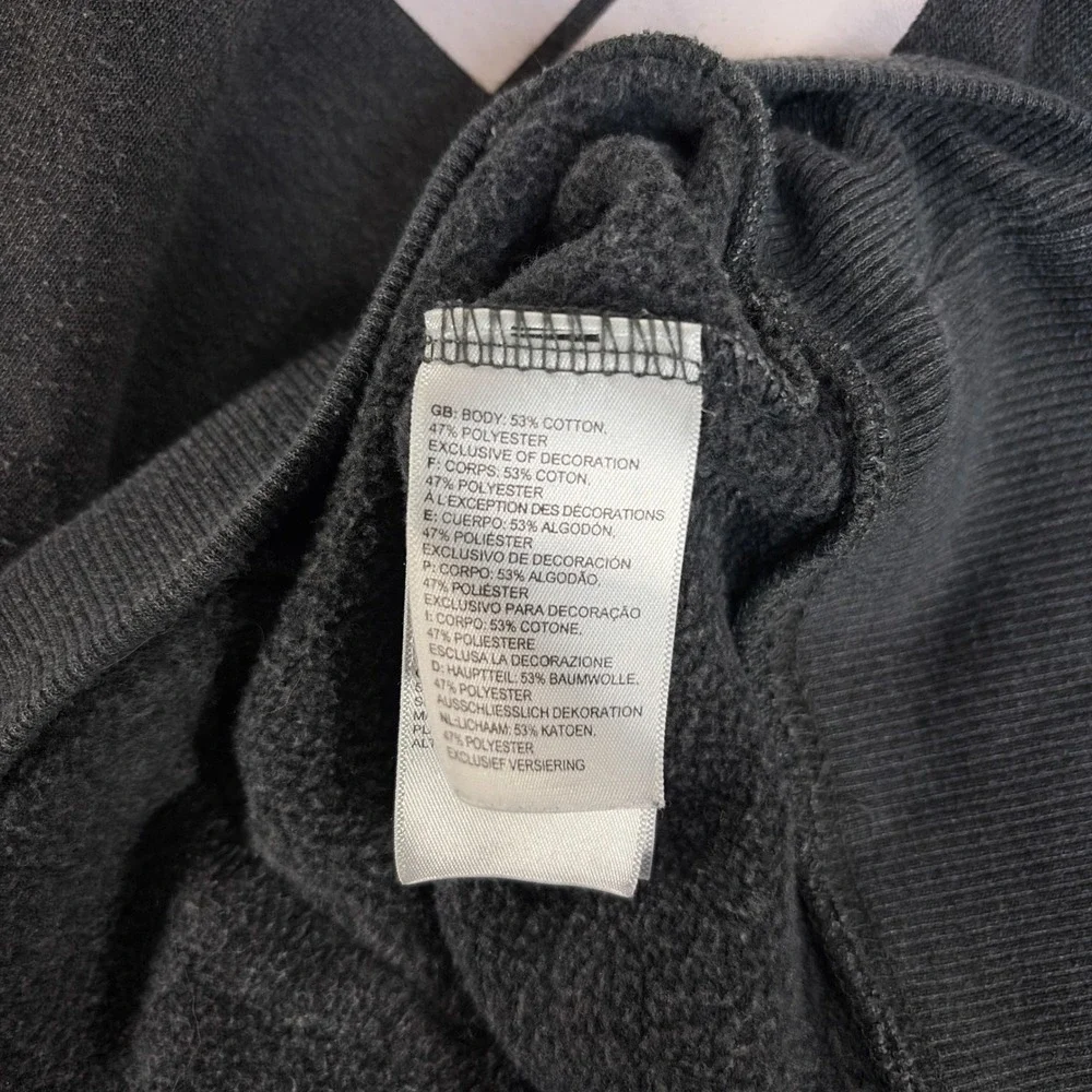 The North Face Hoodie Mens XXL Gray Pullover Logo Fleece Sweatshirt